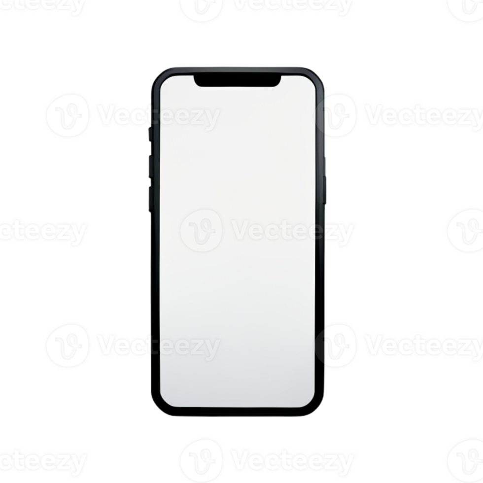 Mockup Phone Screen AI Generative png