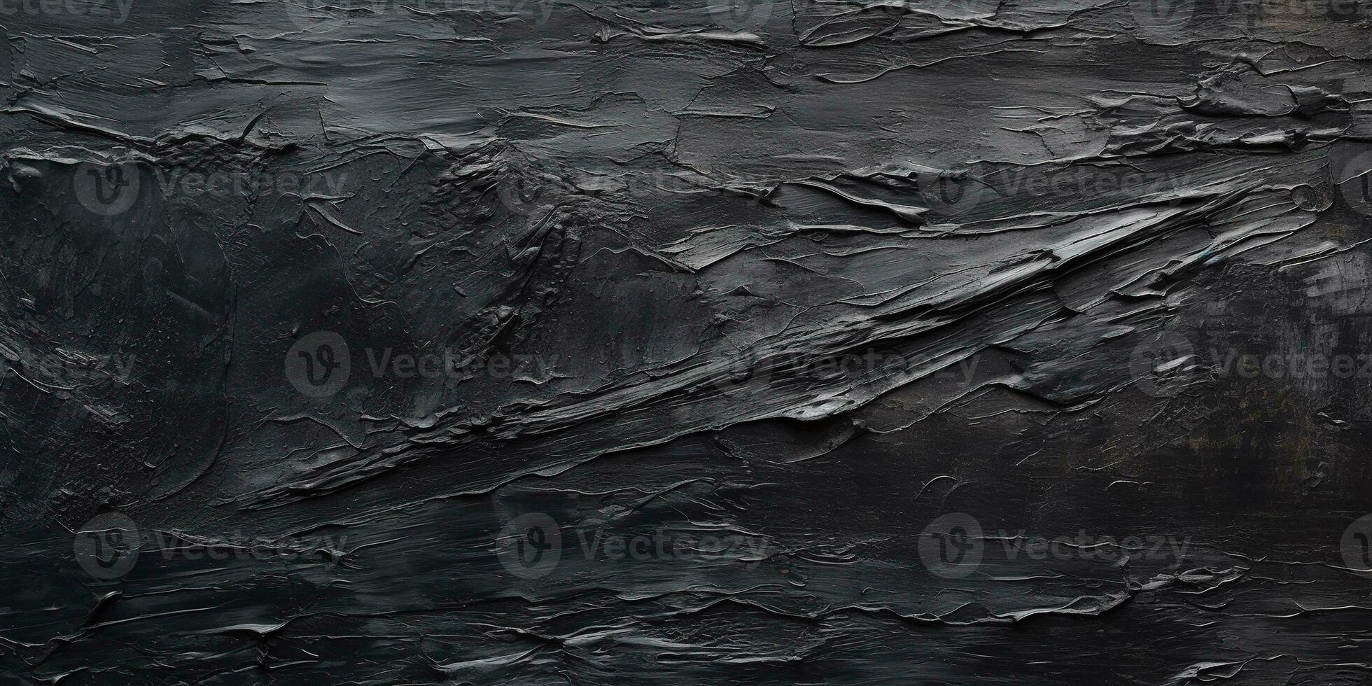 generativo ai, de cerca de pasta resumen áspero negro Arte pintura textura foto