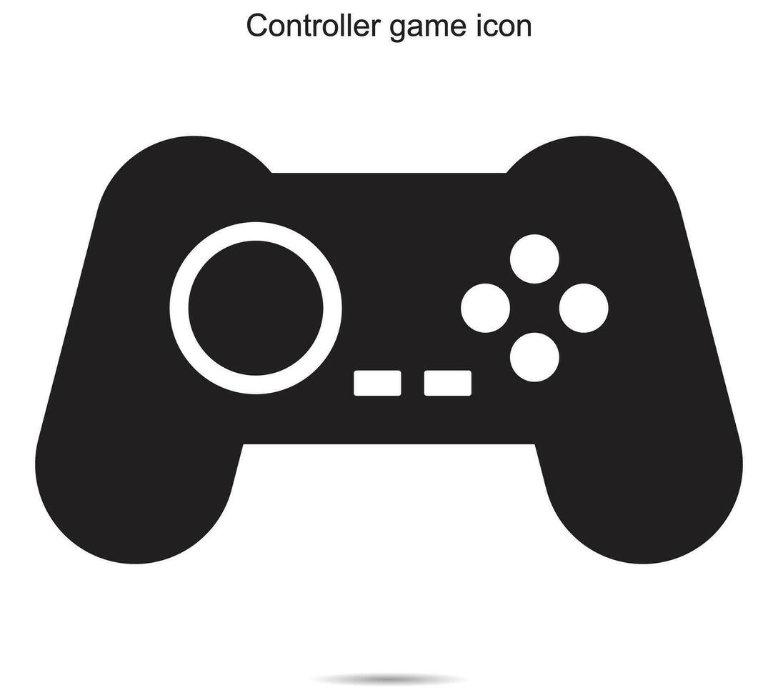 controlador juego icono, vector ilustración