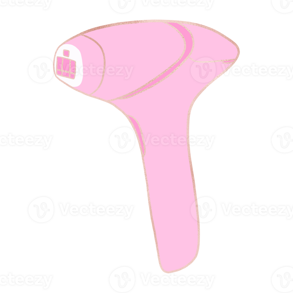 Pink Laser Hair Removal Device png