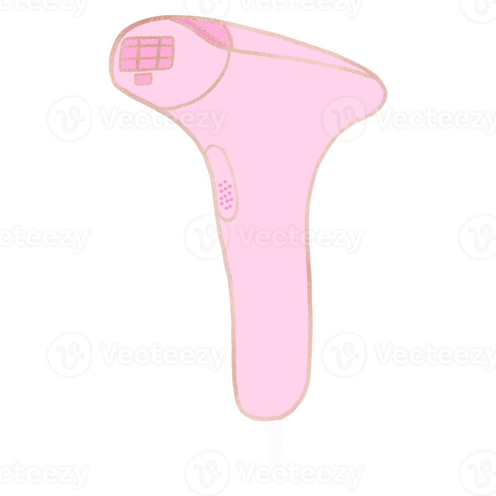 Pink Laser Hair Removal Device png