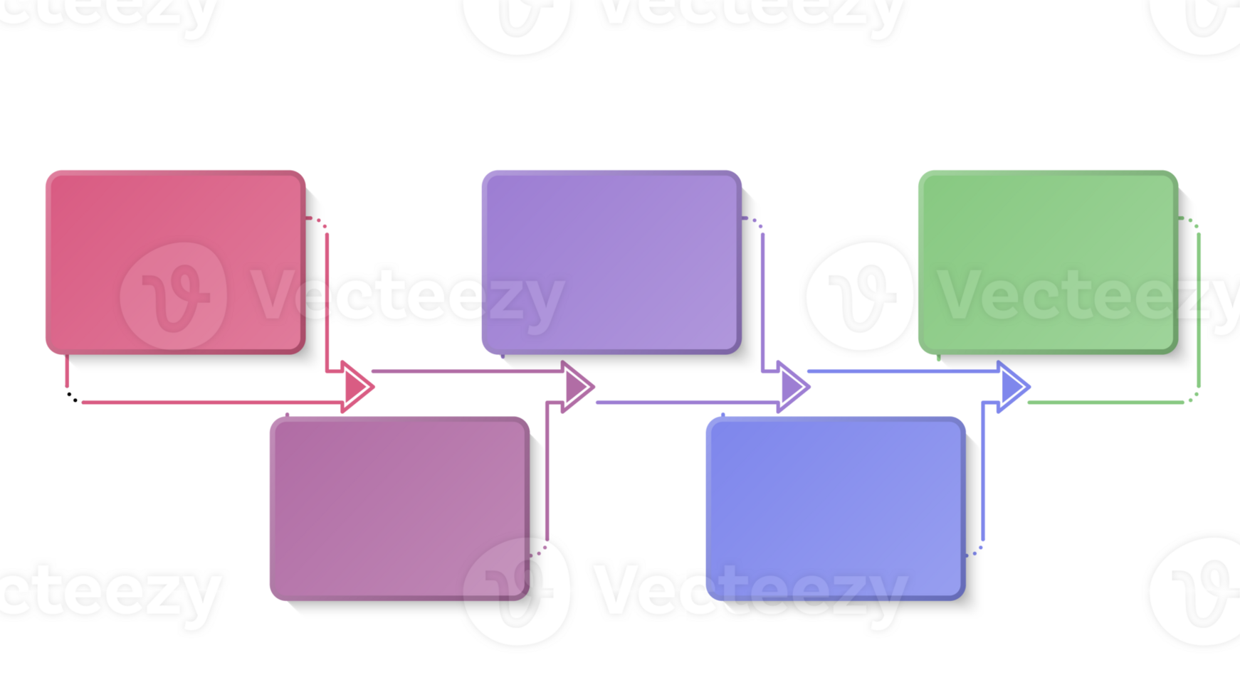 Infographic process design 5 options or steps. png