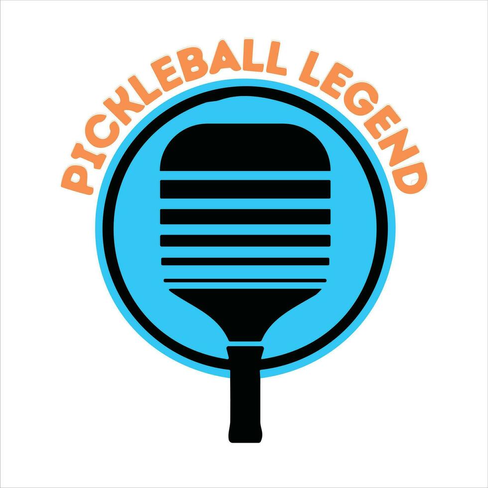 pickleball camiseta diseño , loco pickleball dama, pickleball leyenda vector