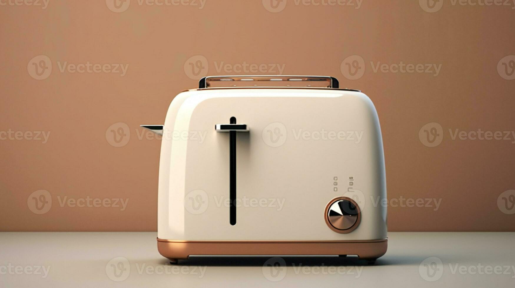 a toaster is shown on a table AI Generative photo