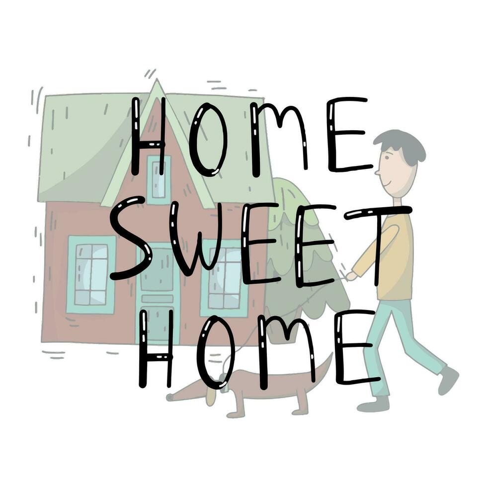 HOME SWEET HOME vector