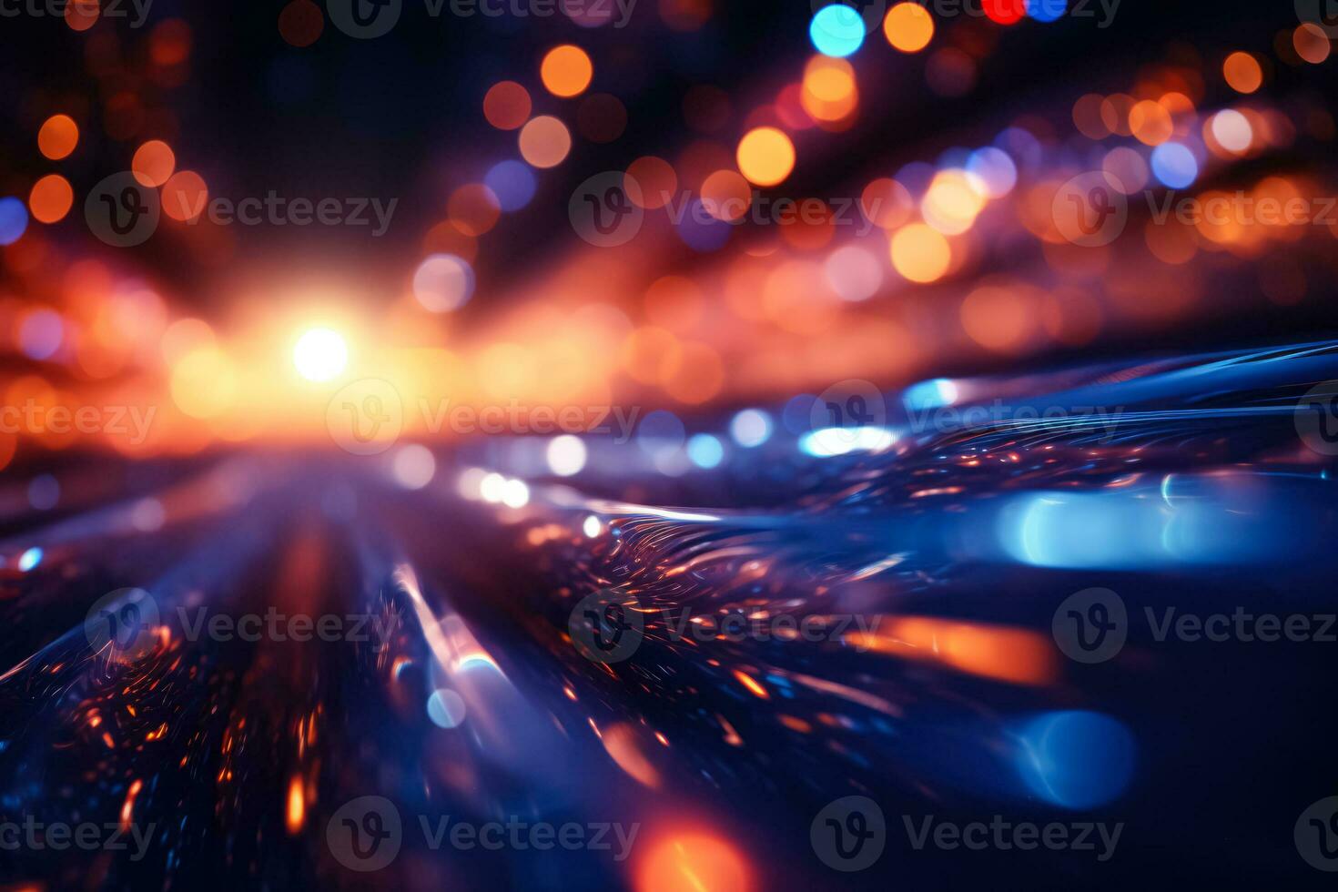 Abstract flashes of light representing rapid eye movements in REM sleep photo