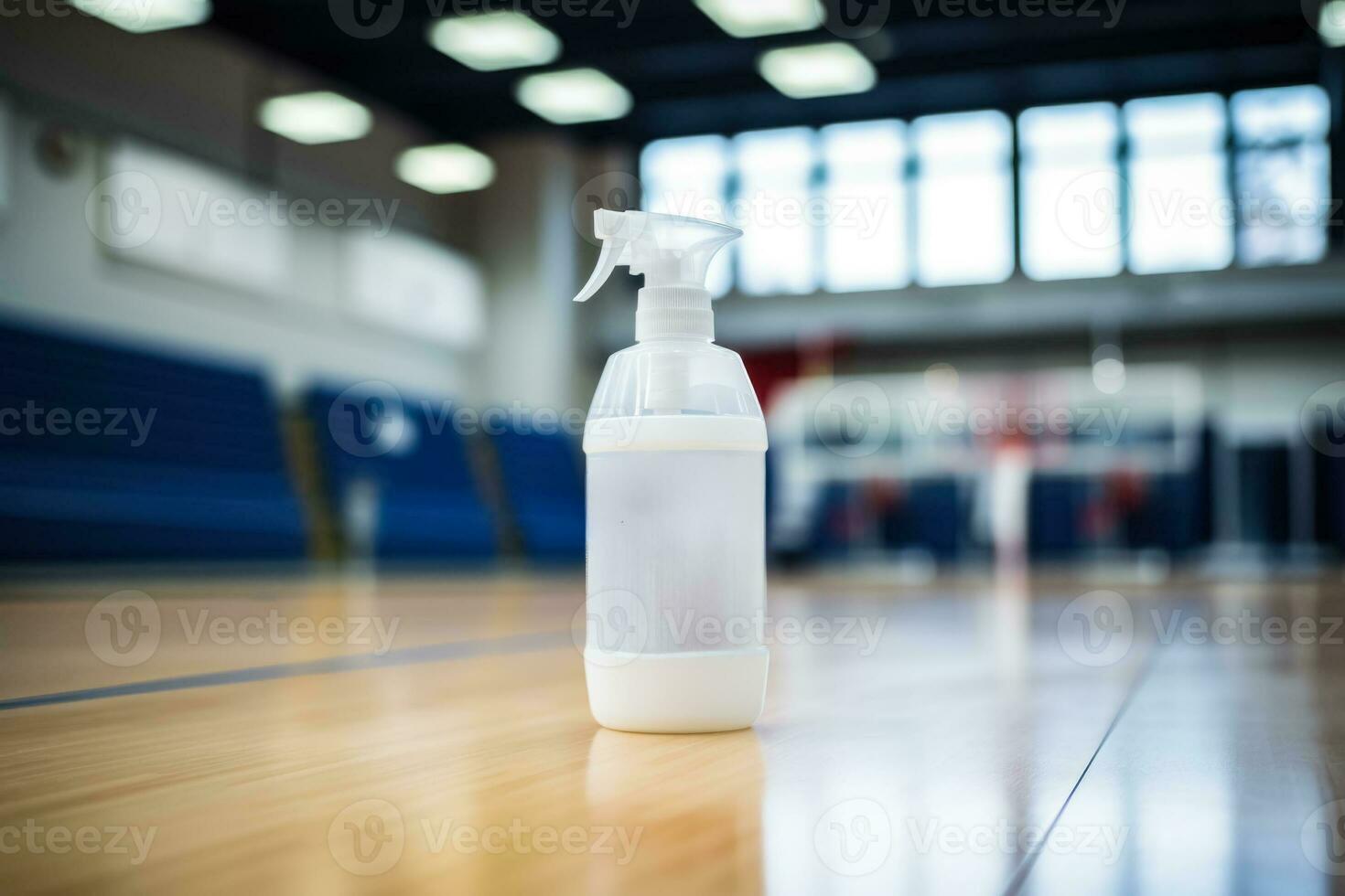 Hygiene in sports facilities and gymnasiums photo