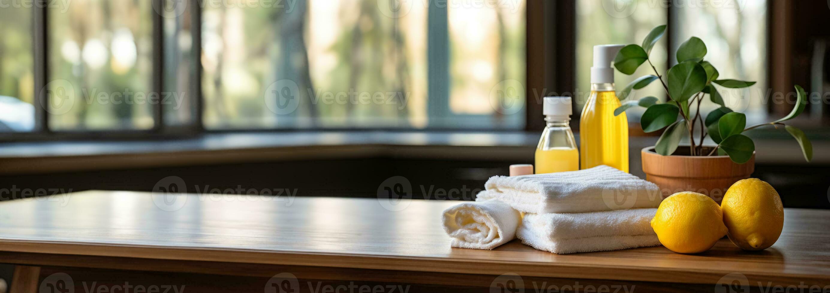 Hygiene routines for maintaining a clean home photo