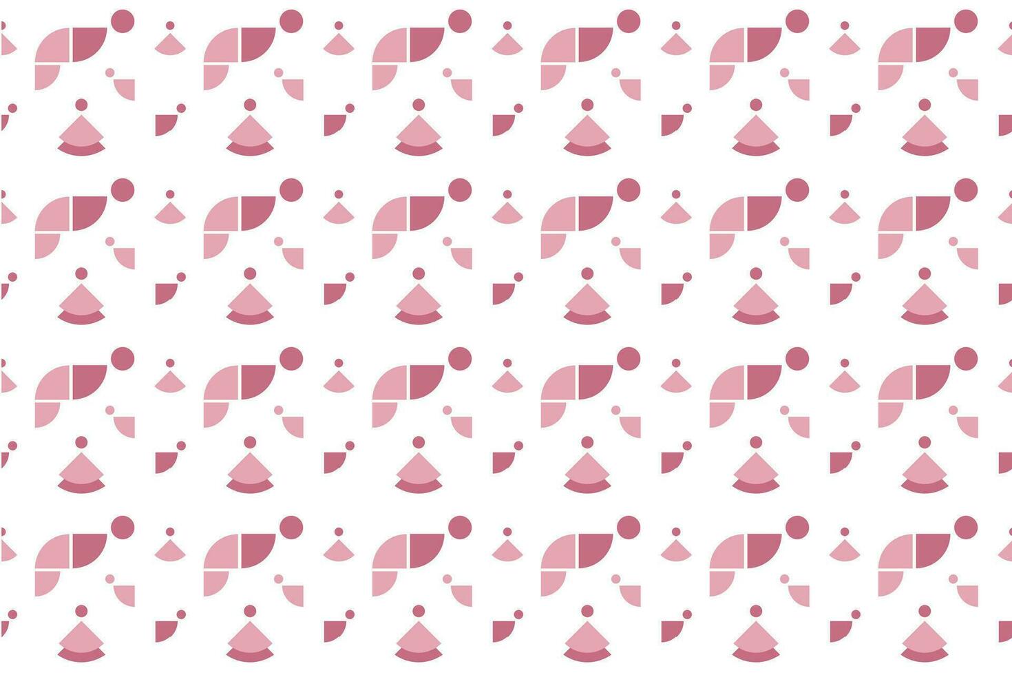 geometric shape pink shade seamless pattern background vector