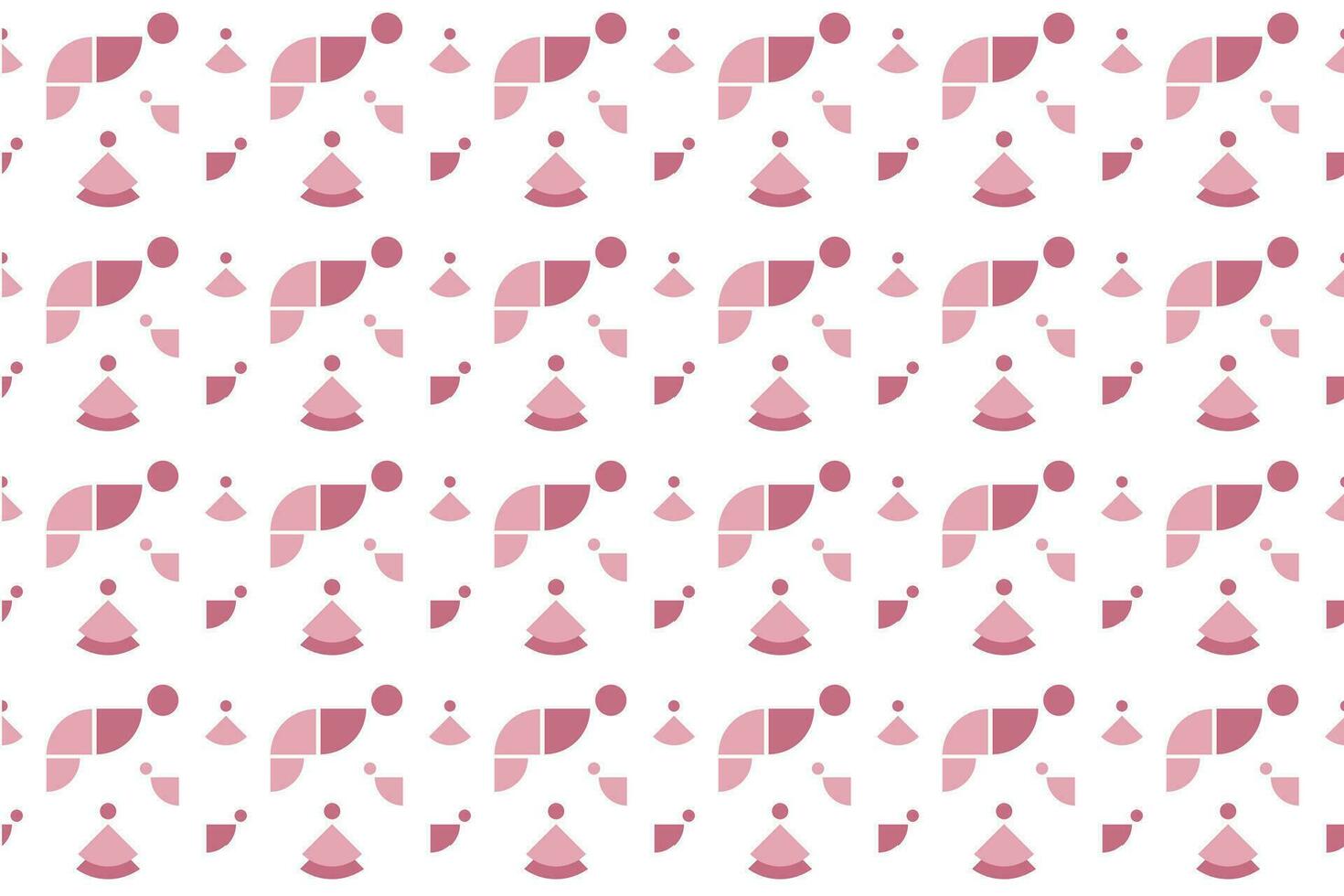 geometric shape pink shade seamless pattern background vector