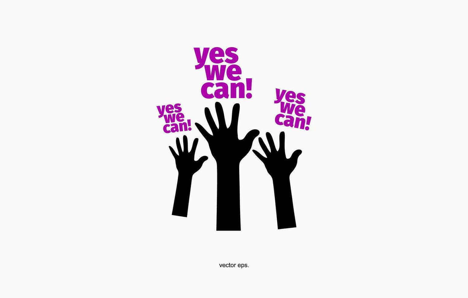 yes we can, by person, hand Care Logo, yes we can 28894804 Vector Art