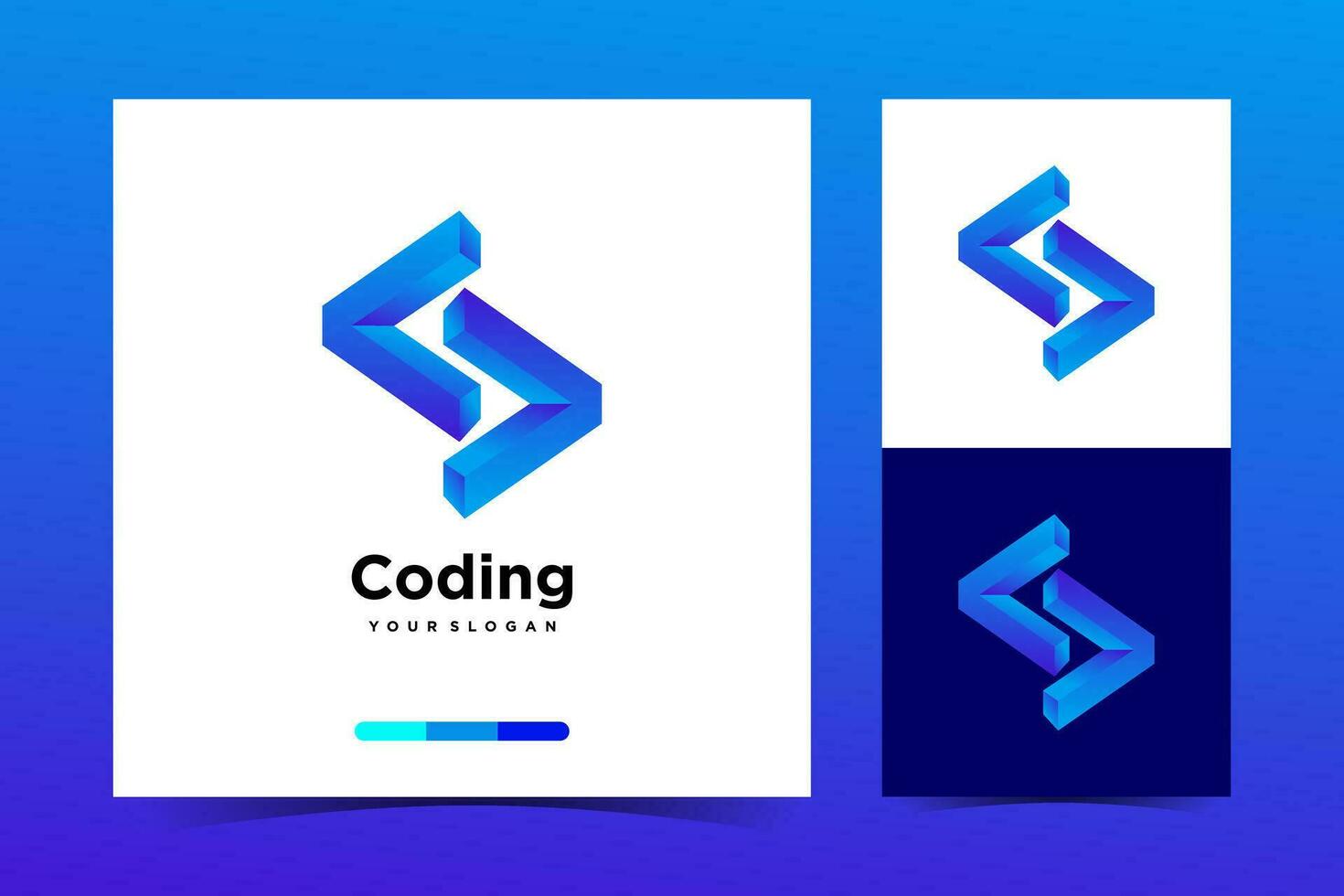 the logo for coding 28894868 Vector Art at Vecteezy