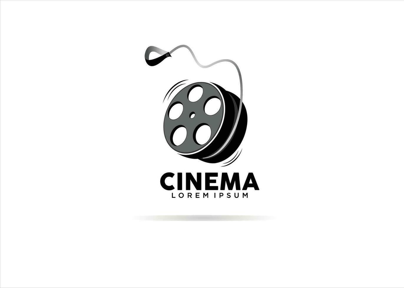 cinema logo design template vector
