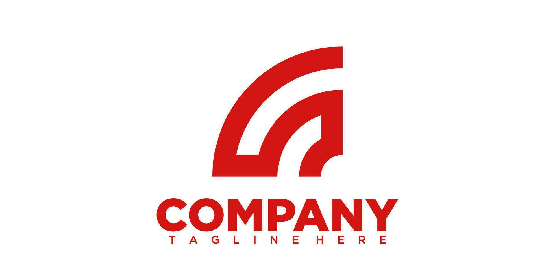logo with a combination of the letters s and w forming a wifi signal vector