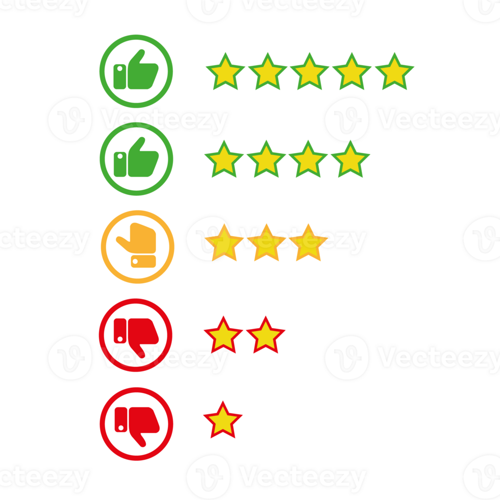 Consumer rating flat icon png