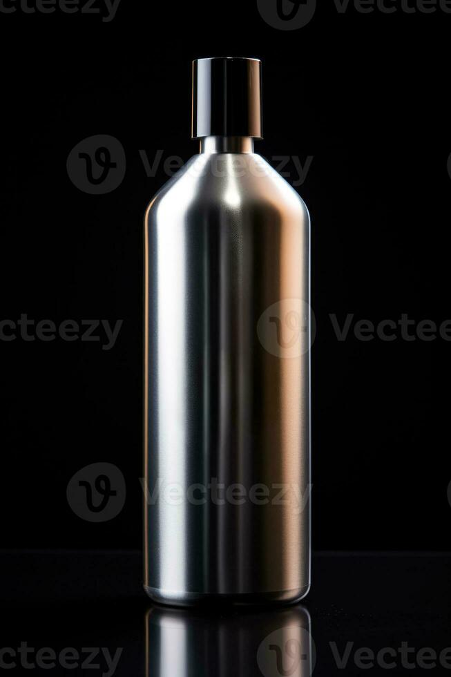 Professional stainless steel cooktop cleaner and polish isolated on a