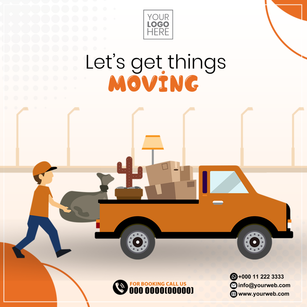 Mover PSD Template Design
