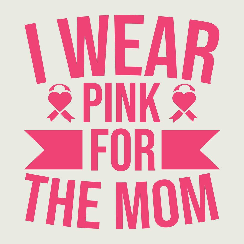 Breast Cancer t-shirt design file vector