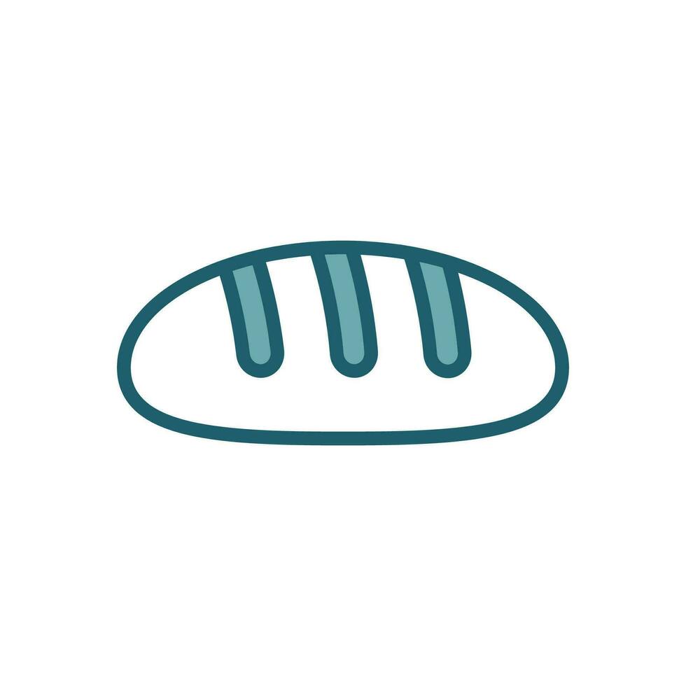 bread icon vector design template in white background