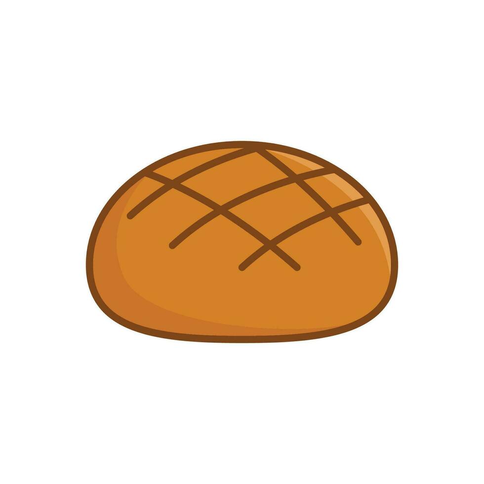 bread icon vector design template in white background