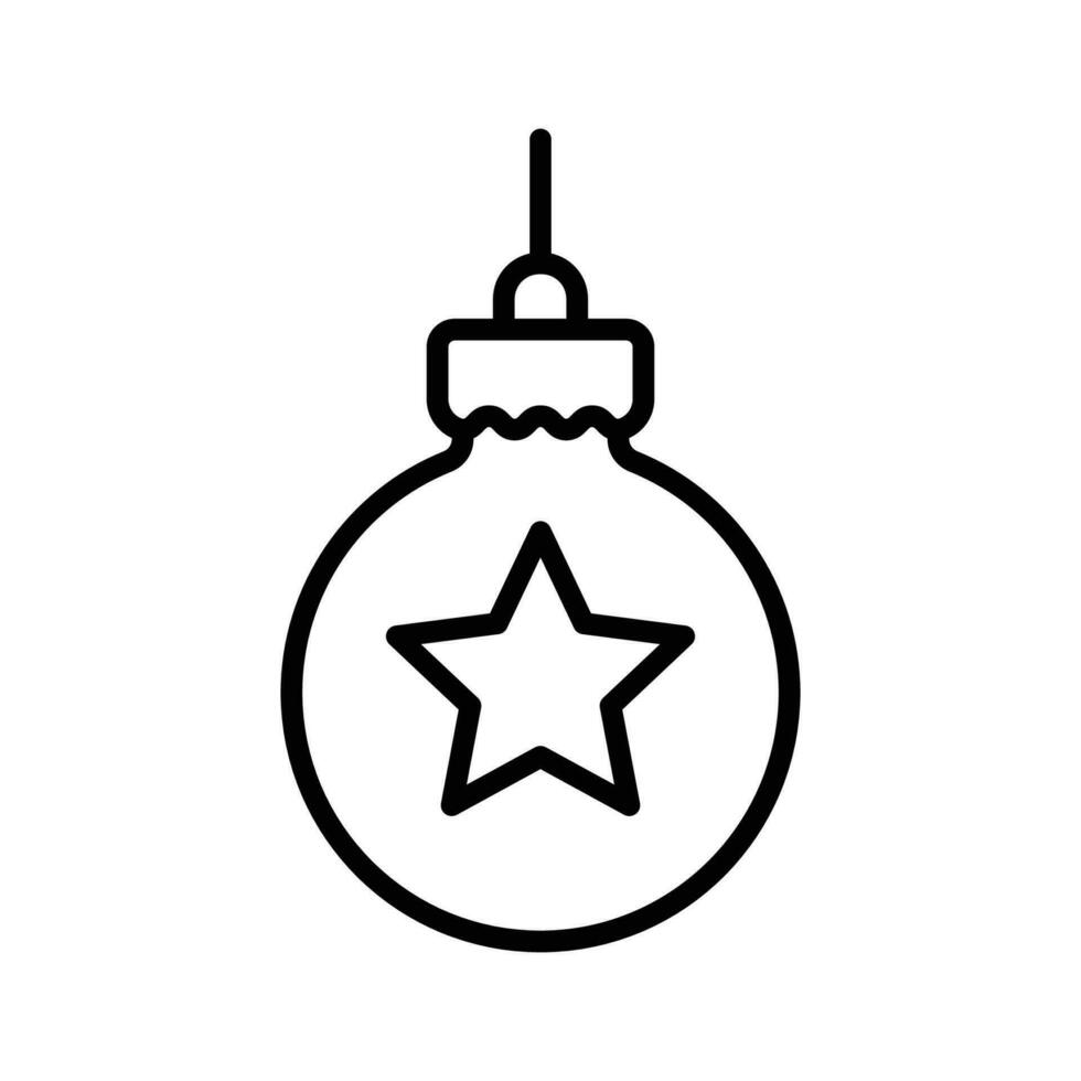 christmas ball icon vector design template simple and clean