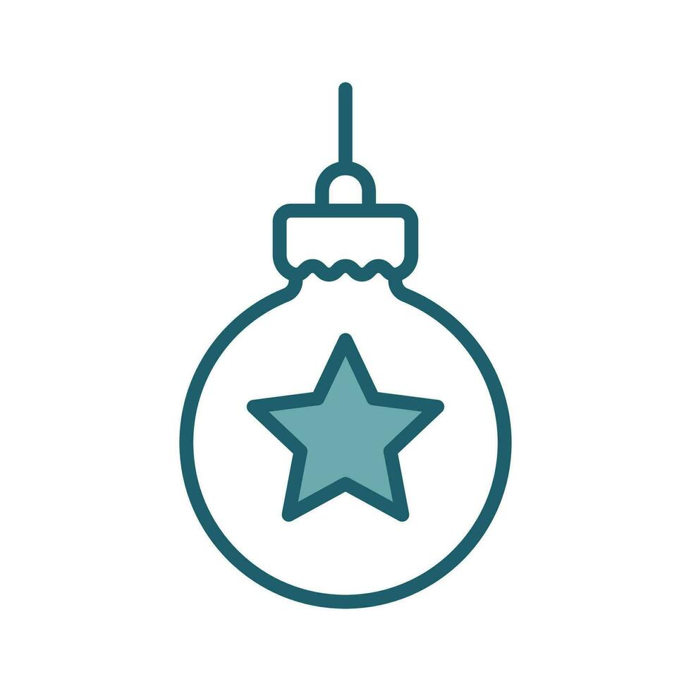 christmas ball icon vector design template simple and clean