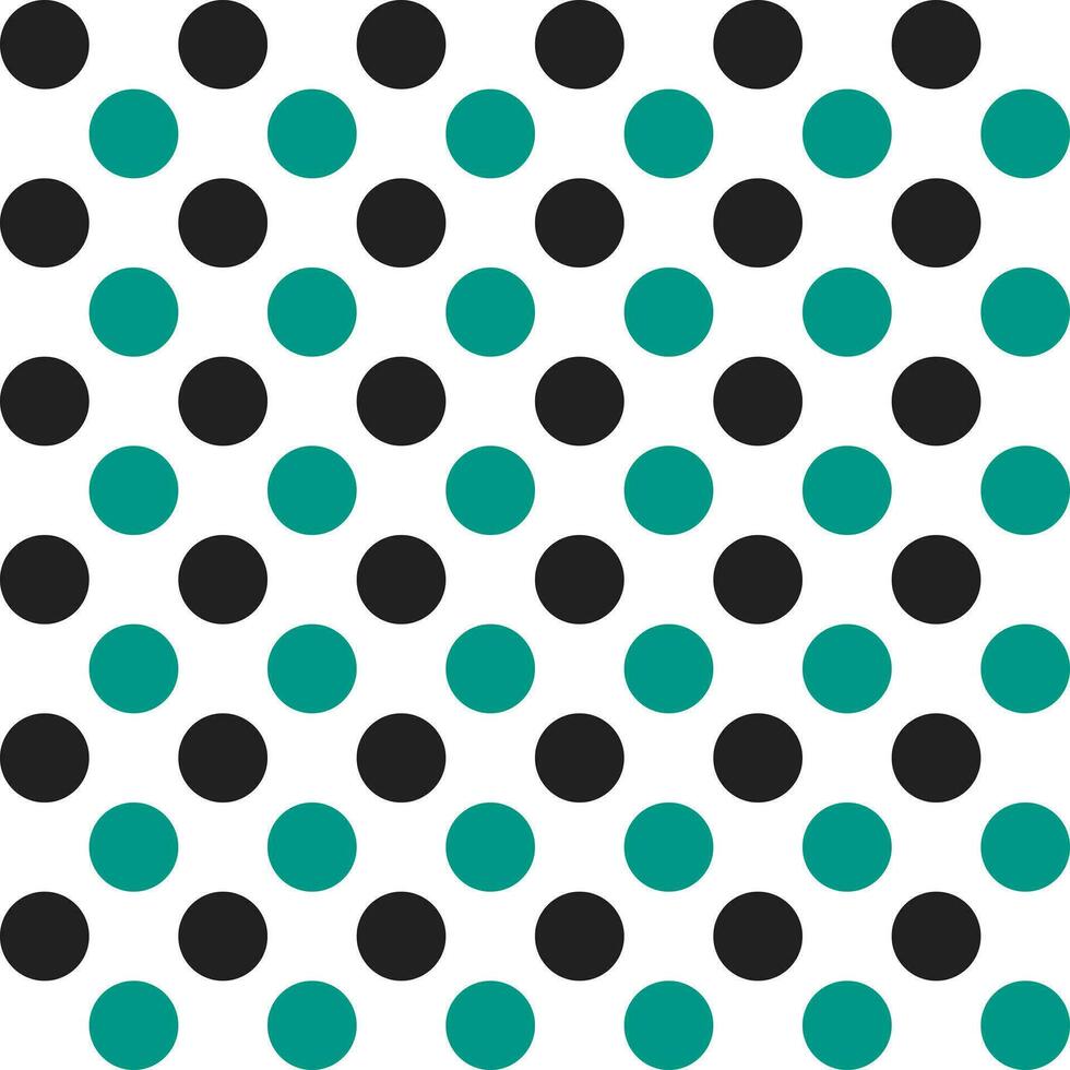 Green and black dot pattern background. Polkadot. Dot background. Seamless pattern. for backdrop, decoration, Gift wrapping vector