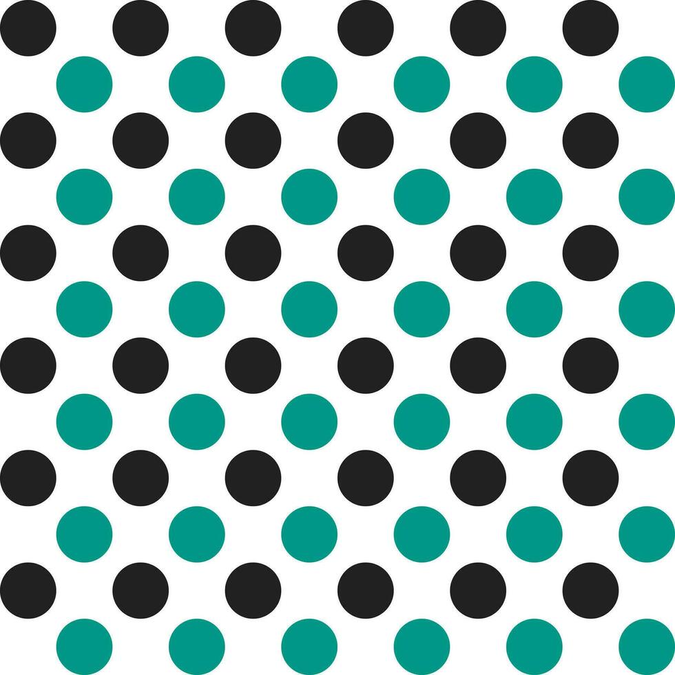 Green and black dot pattern background. Polkadot. Dot background. Seamless pattern. for backdrop, decoration, Gift wrapping vector