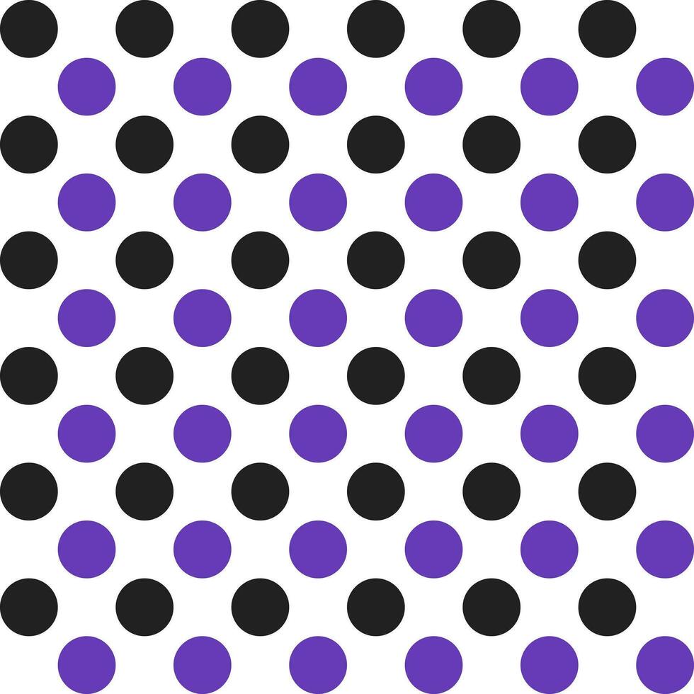 púrpura y negro punto modelo antecedentes. lunares. punto antecedentes. sin costura modelo. para fondo, decoración, regalo envase vector