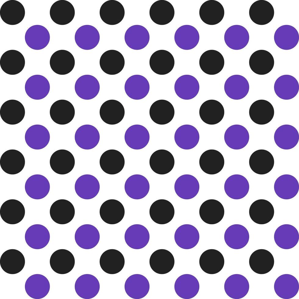 Purple and black dot pattern background. Polkadot. Dot background. Seamless pattern. for backdrop, decoration, Gift wrapping vector