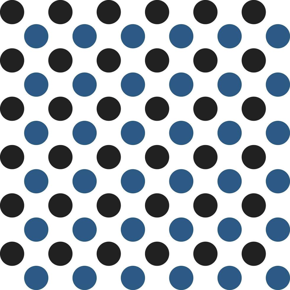 Navy blue and black dot pattern background. Polkadot. Dot background. Seamless pattern. for backdrop, decoration, Gift wrapping vector