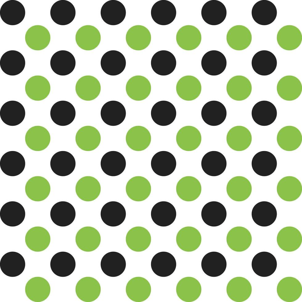 Light green and black dot pattern background. Polkadot. Dot background. Seamless pattern. for backdrop, decoration, Gift wrapping vector