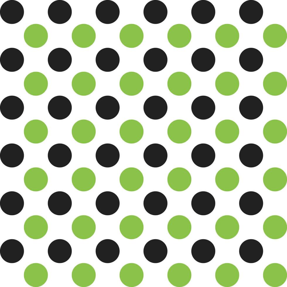 Light green and black dot pattern background. Polkadot. Dot background. Seamless pattern. for backdrop, decoration, Gift wrapping vector