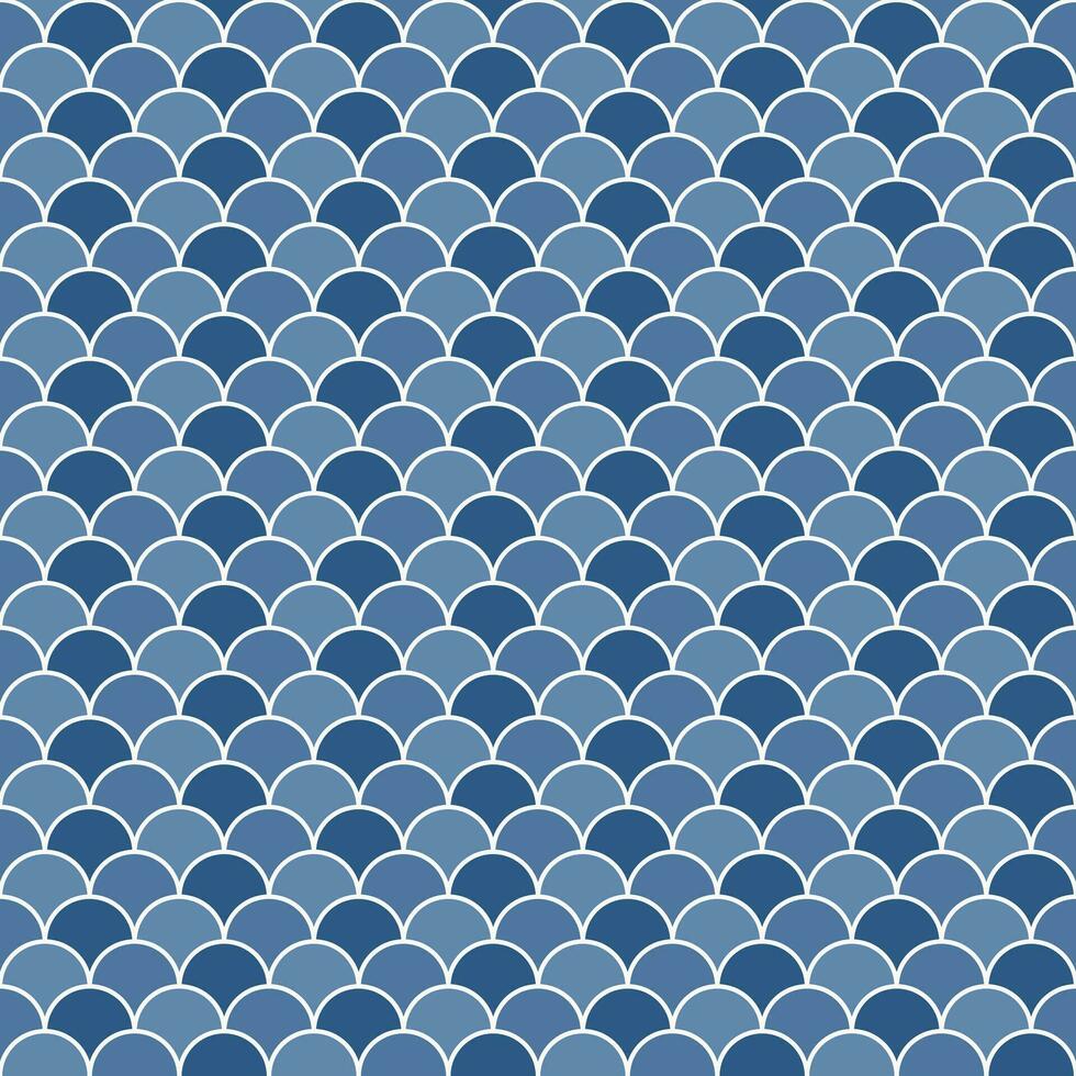 Navy blue fish scales pattern. fish scales pattern. fish scales pattern. Decorative elements, clothing, paper wrapping, bathroom tiles, wall tiles, backdrop, background. vector