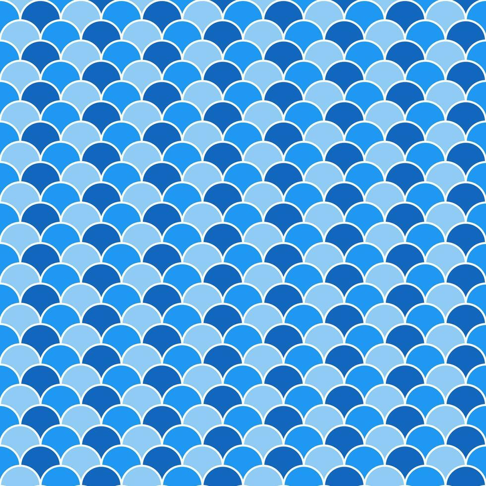 Blue fish scales pattern. fish scales pattern. fish scales pattern. Decorative elements, clothing, paper wrapping, bathroom tiles, wall tiles, backdrop, background. vector