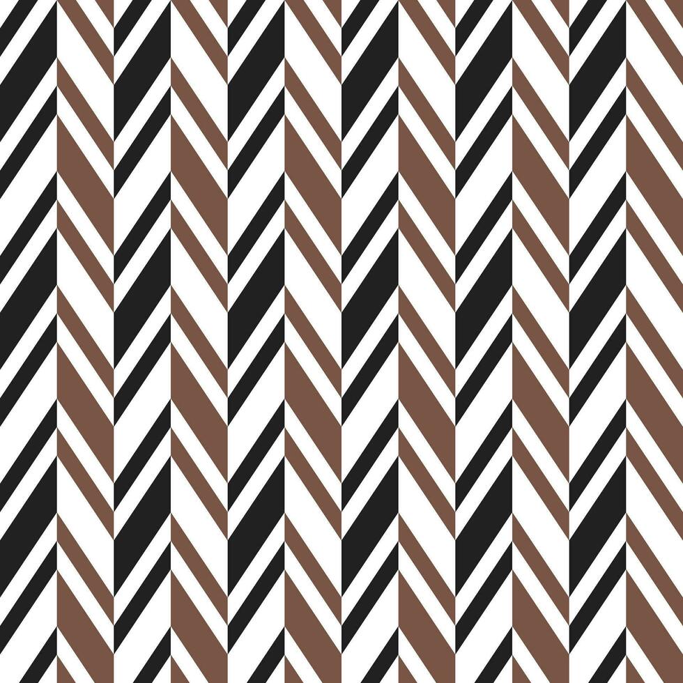 Brown and black herringbone pattern. Herringbone vector pattern. Seamless geometric pattern for clothing, wrapping paper, backdrop, background, gift card.