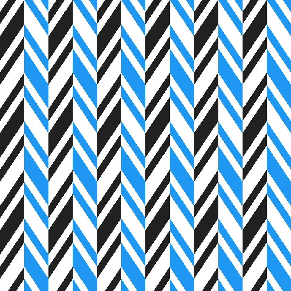 Blue and black herringbone pattern. Herringbone vector pattern. Seamless geometric pattern for clothing, wrapping paper, backdrop, background, gift card.