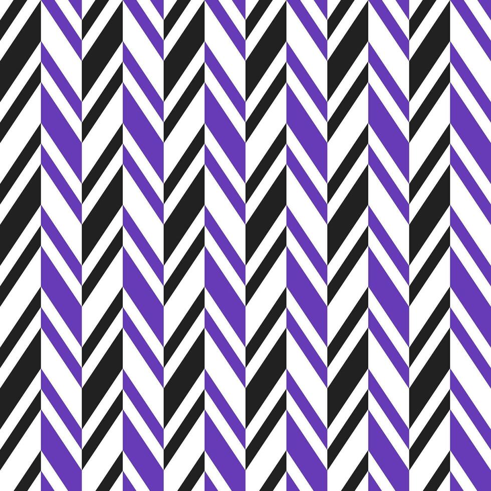 Purple and black herringbone pattern. Herringbone vector pattern. Seamless geometric pattern for clothing, wrapping paper, backdrop, background, gift card.