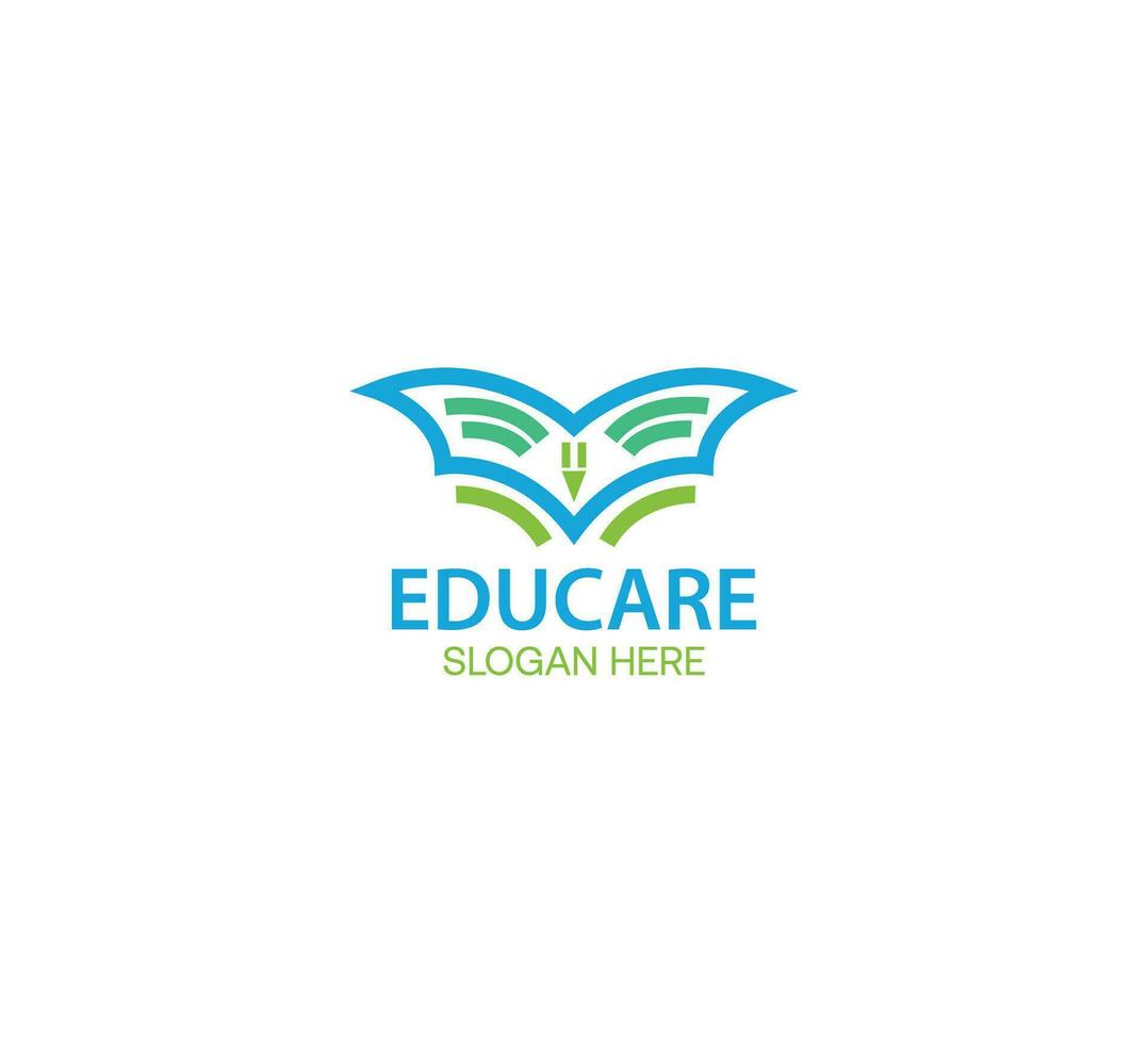 Education logo design vector