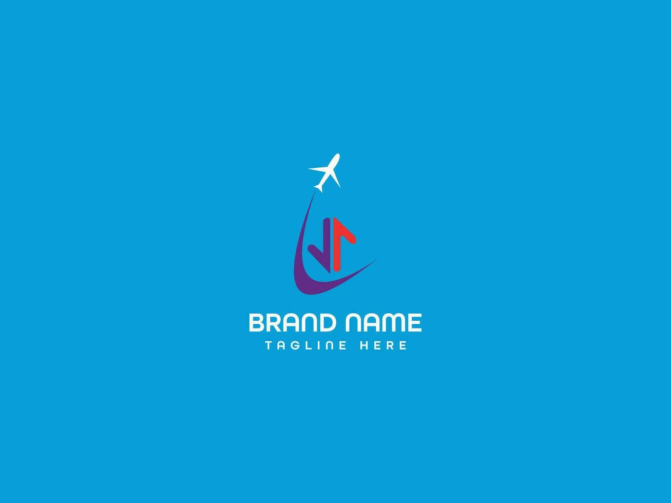 letter airlines logo vector