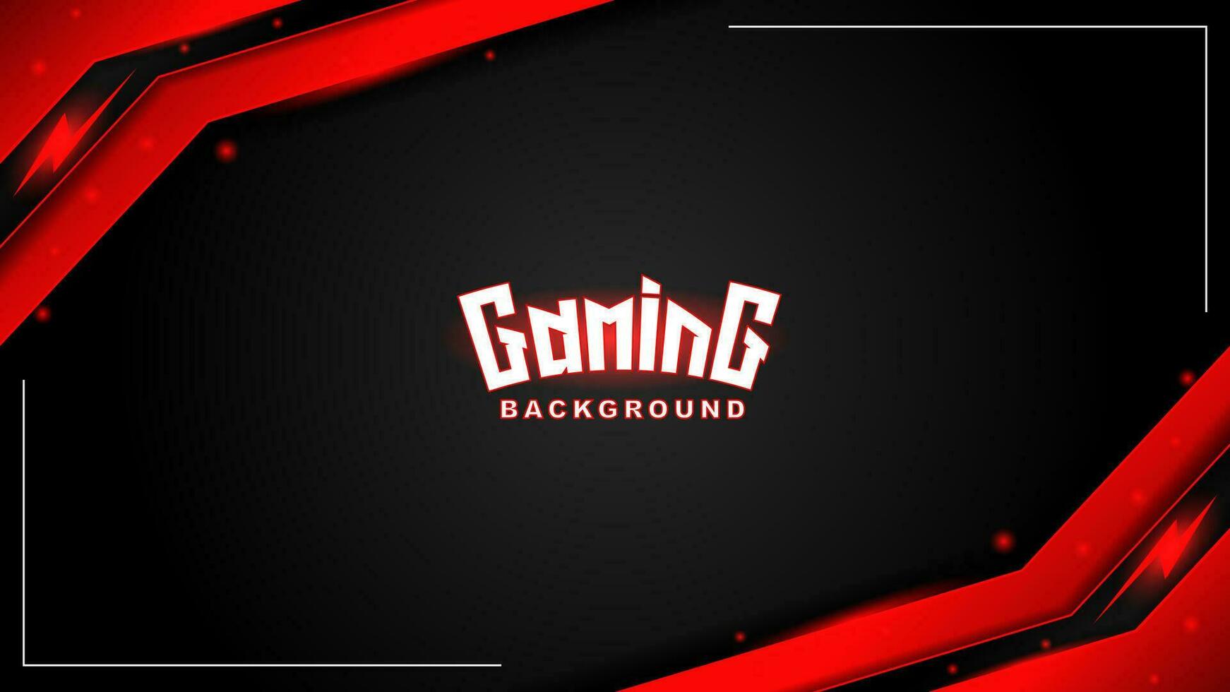 Red and black gaming background with red light. Vector illustration