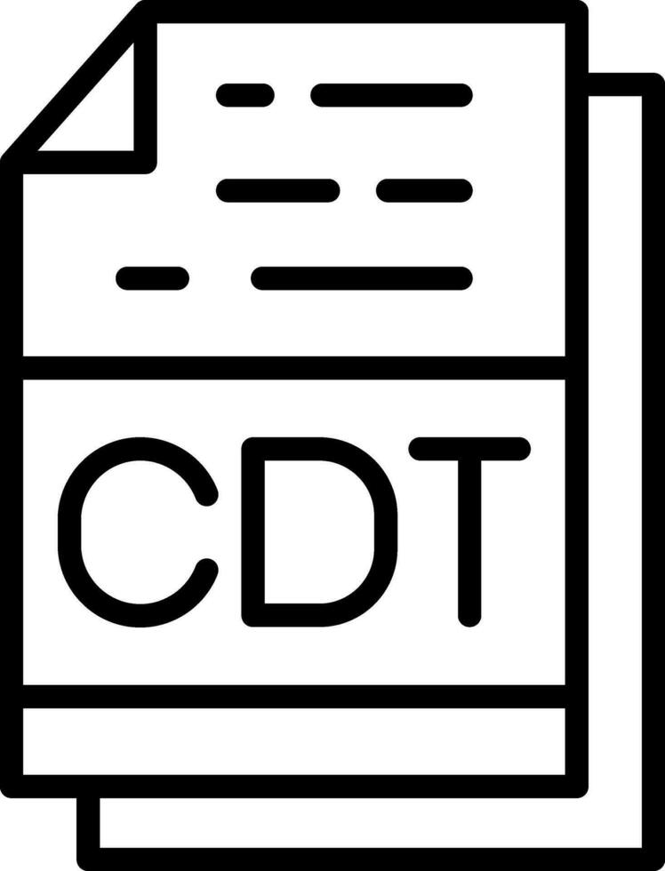 Cdt Vector Icon Design