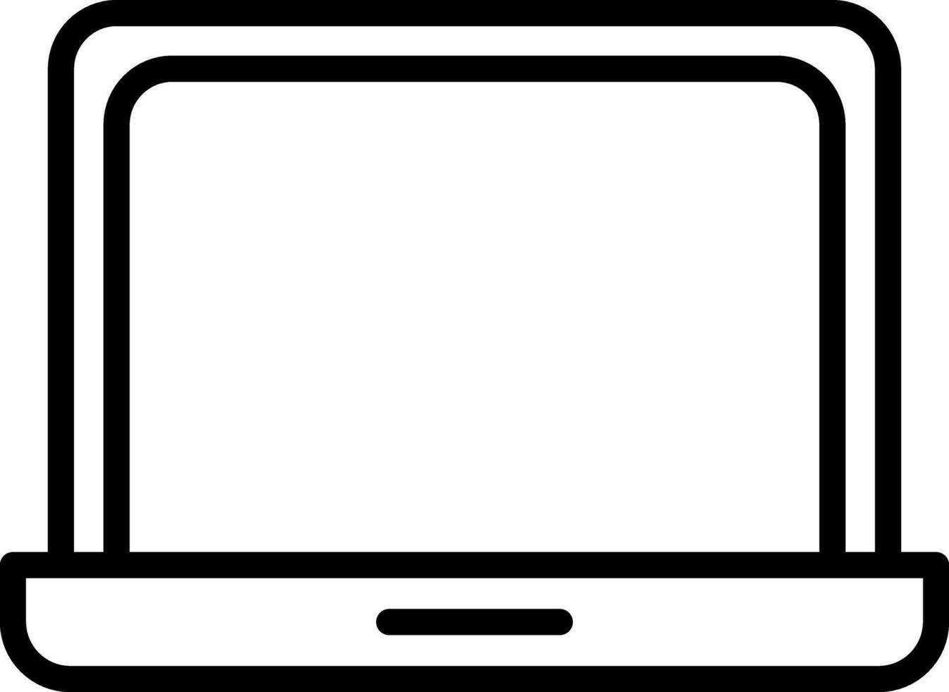 Laptop Vector Icon Design
