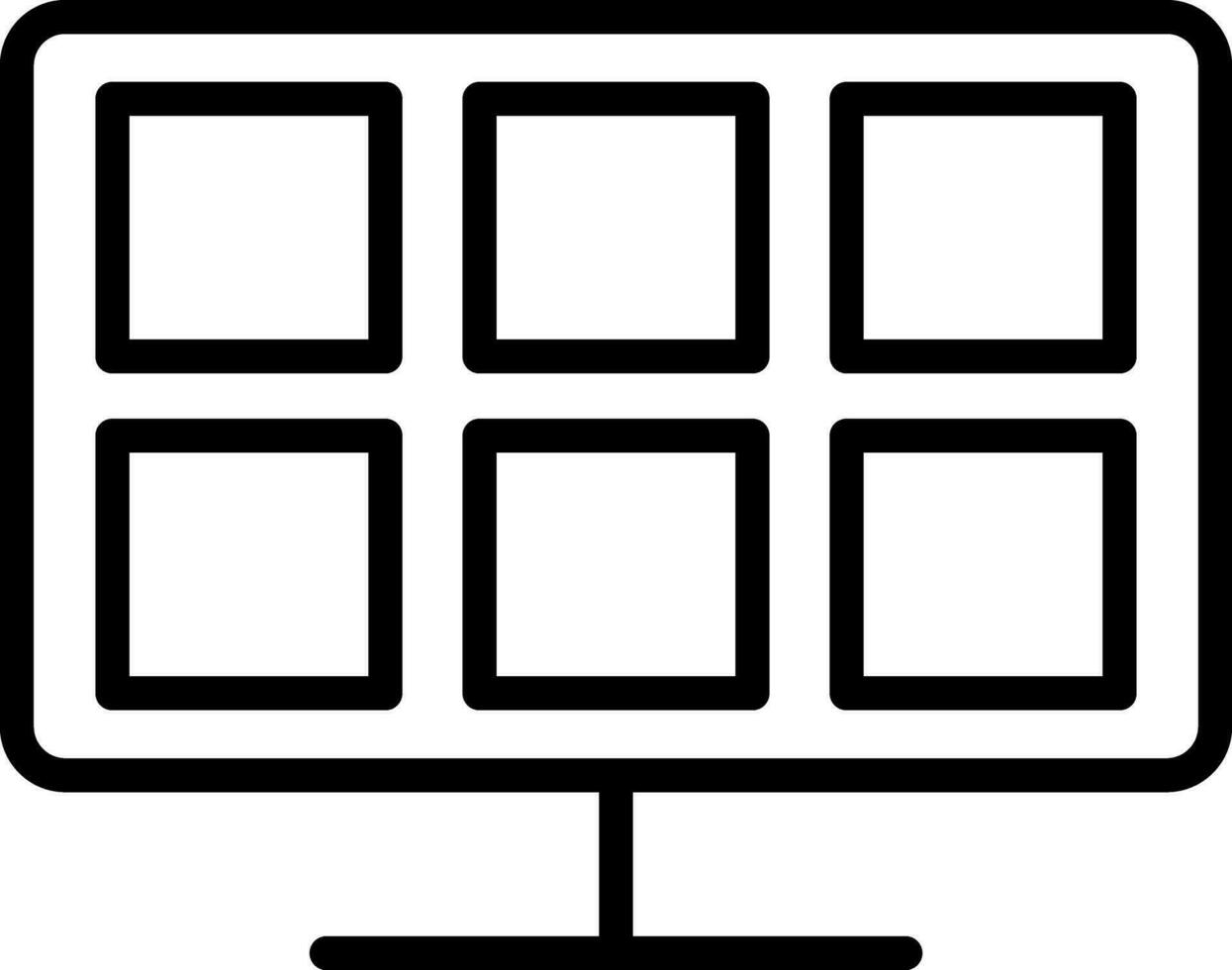Screen Vector Icon Design