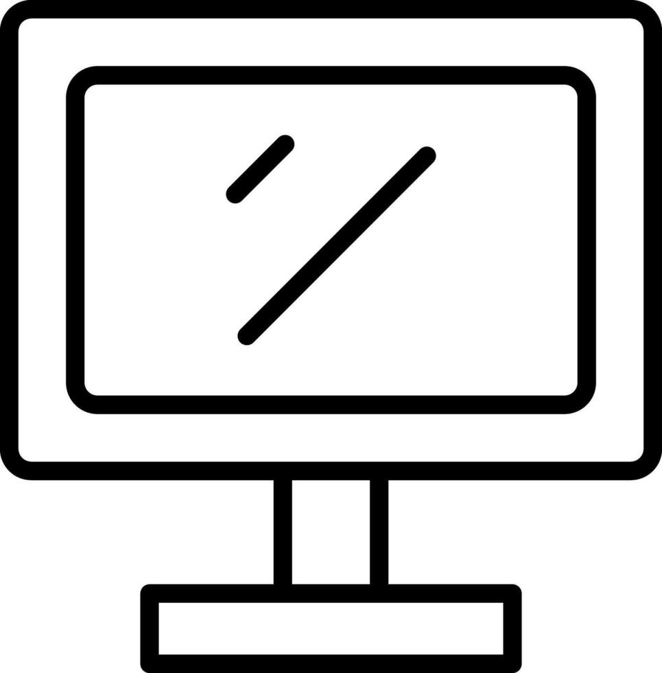 Lcd Vector Icon Design