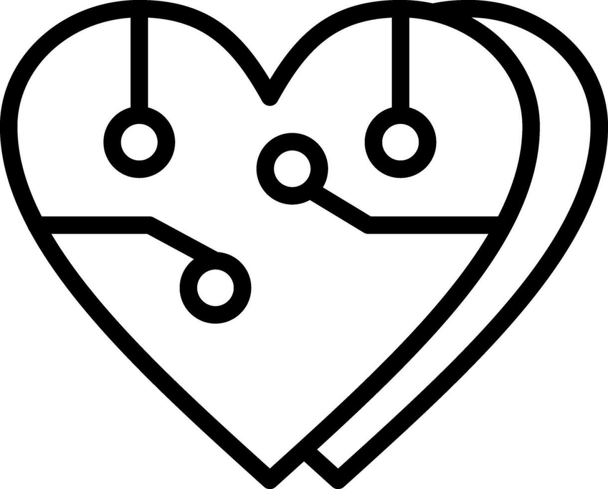 diseño de icono de vector de corazón