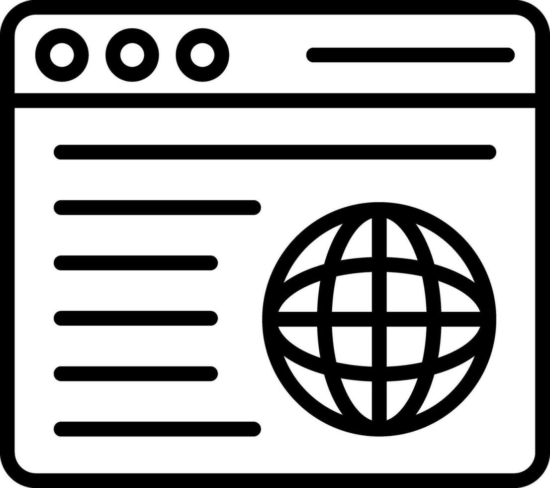 Website Vector Icon Design