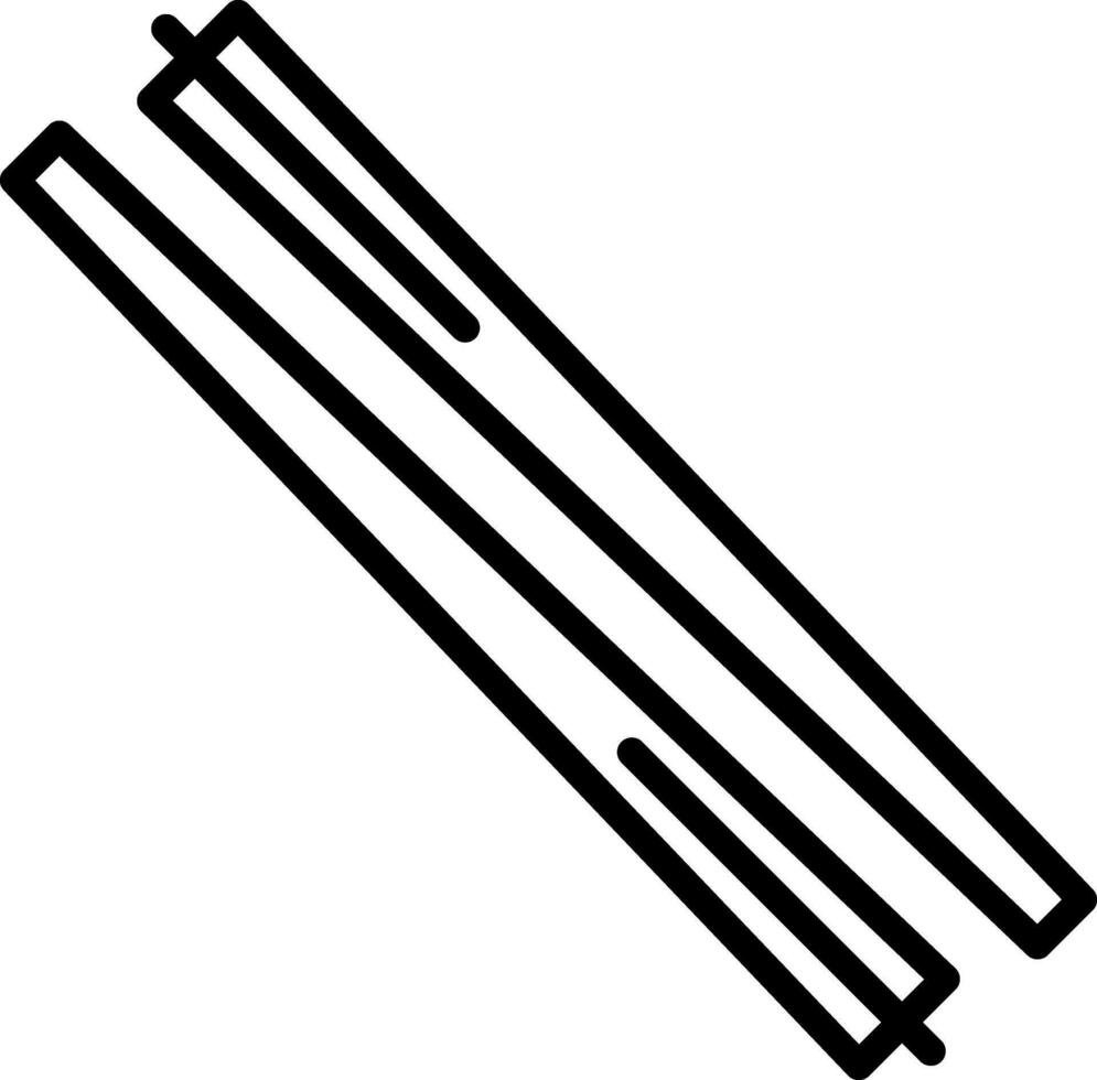 Chopsticks Vector Icon Design