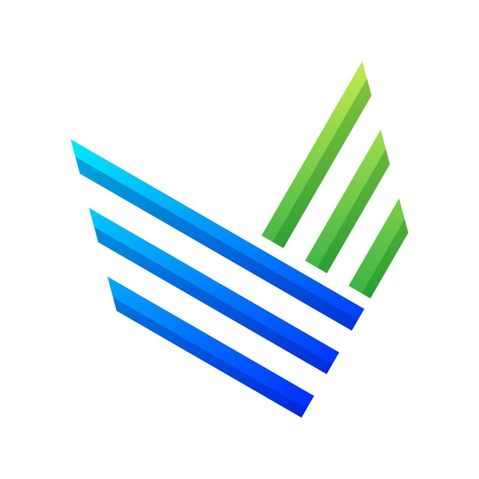 abstract colorful icon logo design vector