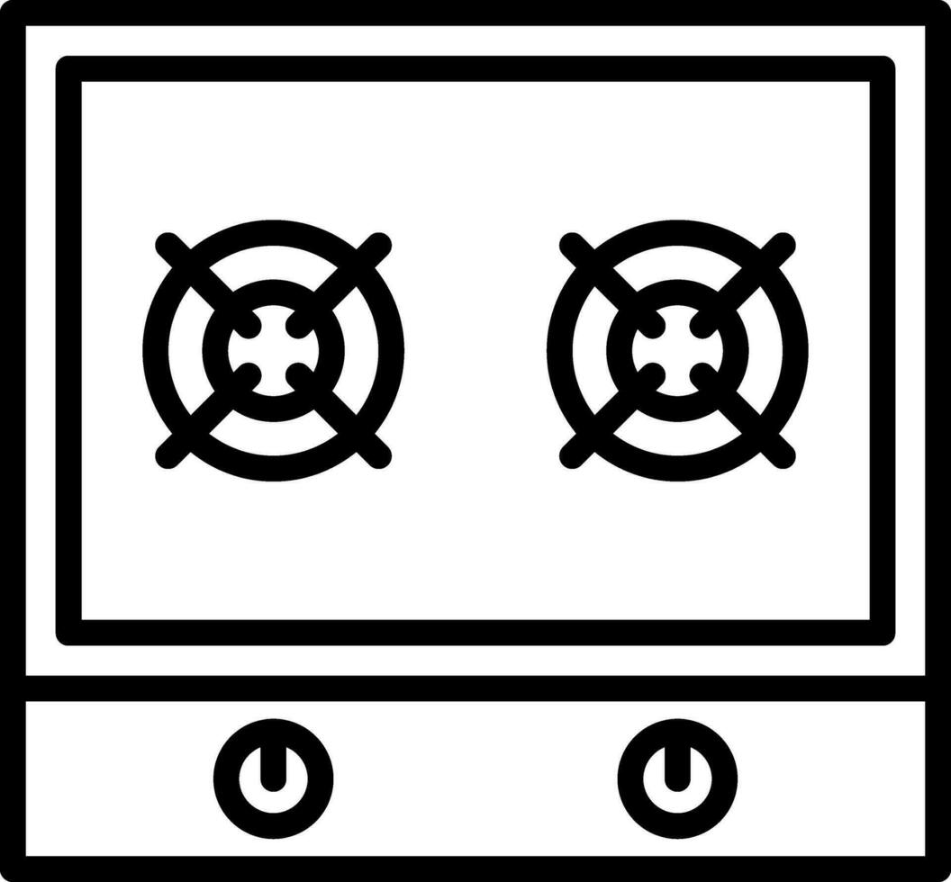 Stove Vector Icon Design
